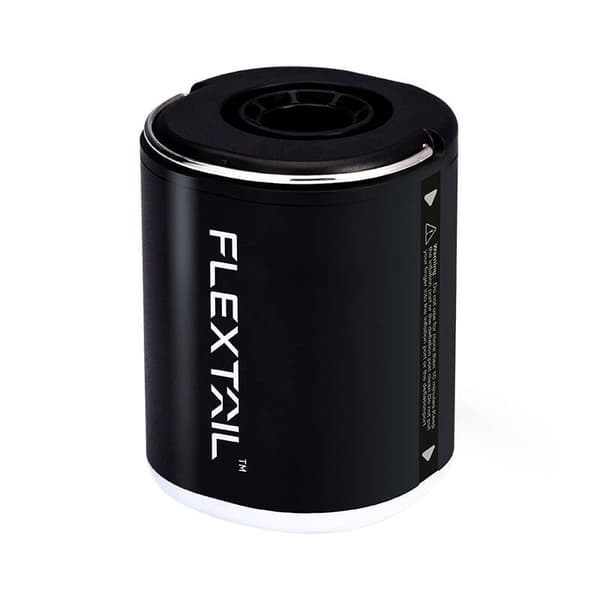 Bærbar 3-i-1 luftpumpe Flextail Tiny Pump 2X (sort)