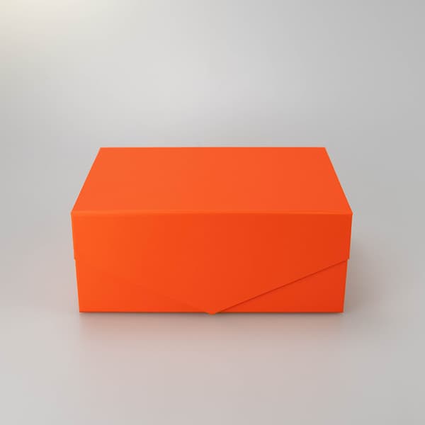 Stor V-formet gaveæske Orange L Orange L