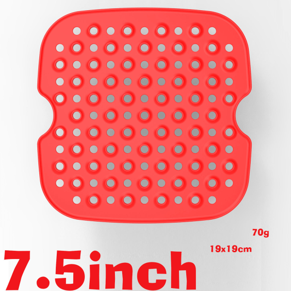 Air Fryer Mat silikon Röd 19 cm