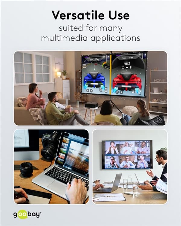 Höghastighets HDMI™-kabel med Ethernet