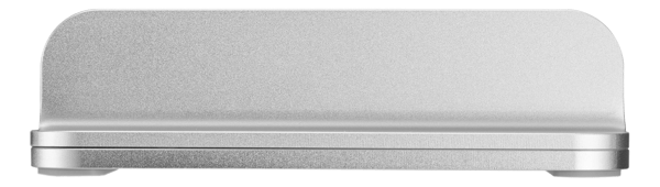 Adjustable vertical laptop holder, 5kg, aluminium