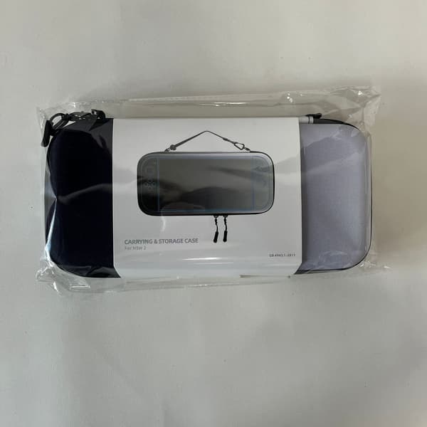 Beskyttende bæretaske til Switch 2-konsol - Sort & Hvid