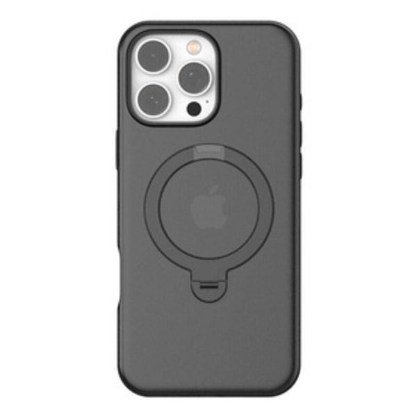 Torras Ostand Spin Case til iPhone 16 ProMax (sort)