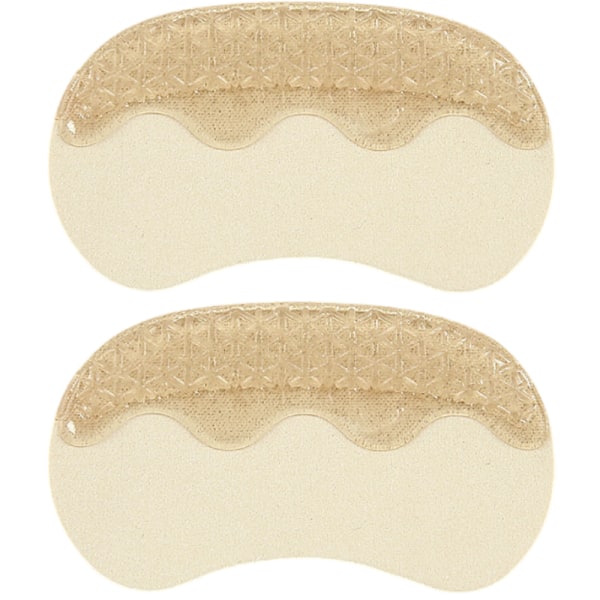 Anti-blister silikonhälkuddar (1 par) Beige