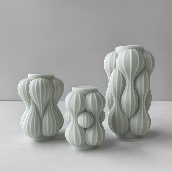 Silikonljusform, stor vågpela J-1007