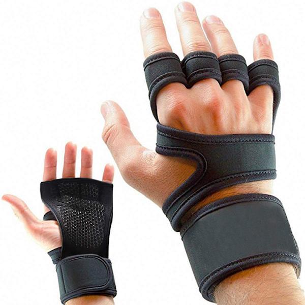 Sport Half Finger Handsker - Sort M