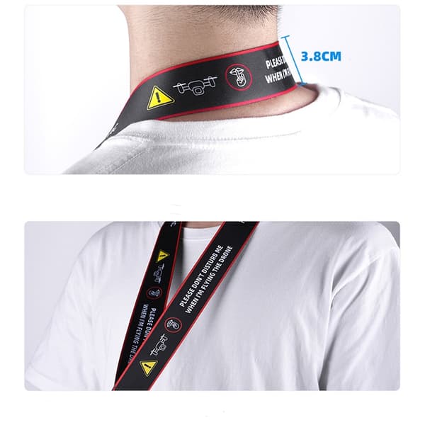Lanyard kaulahihna DJI FPV Combolle Black Black
