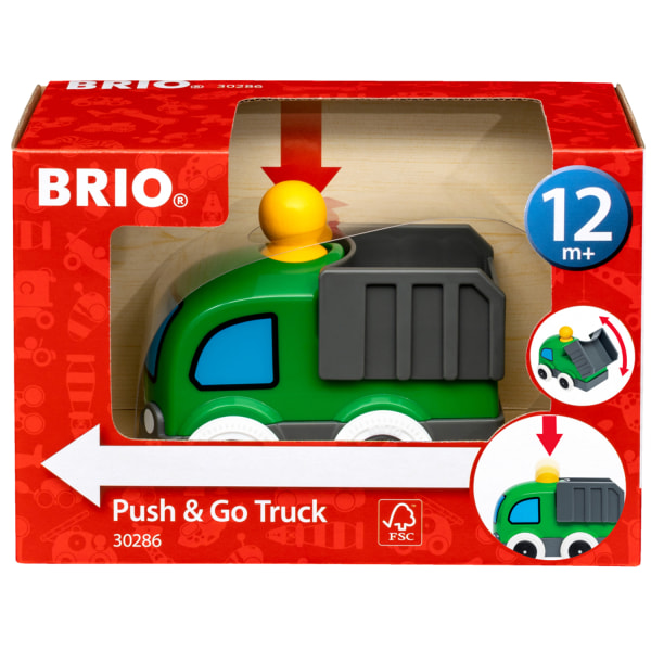Brio 30286 Push & Go lastbil