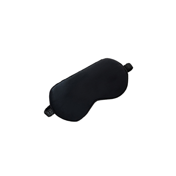 19 Momme Mulberry Silk Eye Eye Mask Musta