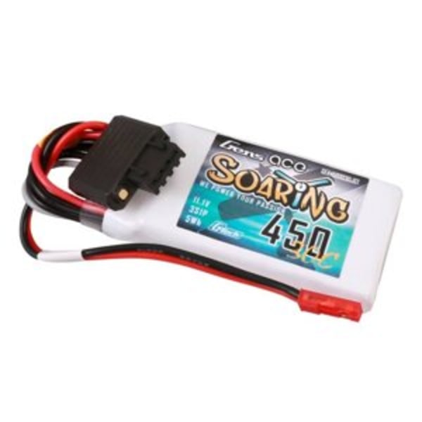 Gens ace G-Tech Soaring 450mAh 11,1V 30C 3S1P Lipo-batteri