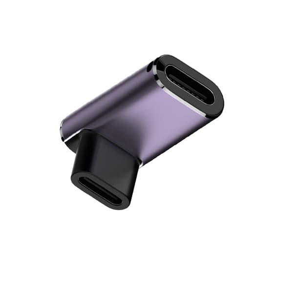 240W Monitoiminen USB-C-sovitin: Naaras-Naaras, 40Gbps, 8K-video, Violetti