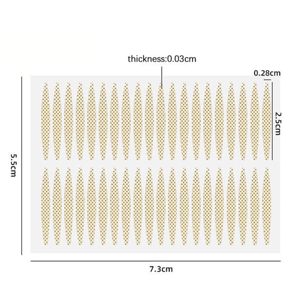 Tejp för Ögonlock - Naturligt Ögonlyft, 40-pack Beige Beige