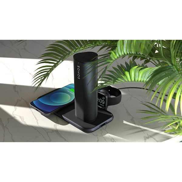 ZENS 4in1 Dual Alu. Laddare QI 220V-Sladd 2x10W + 45W PD + Apple