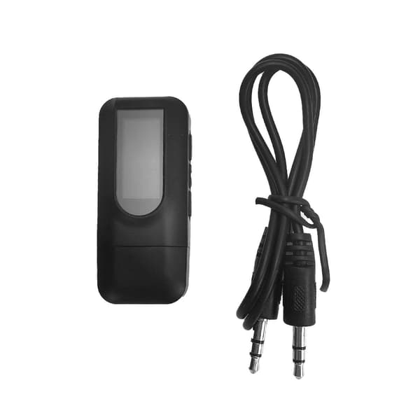 2-in-1 Bluetooth-äänilähetin/vastaanotin Bluetooth-sovitin 5.0 Black Black