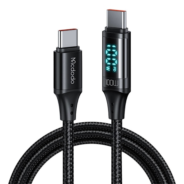 Kabel Mcdodo CA-1100 USB-C till USB-C, 100W, 1,2m (svart)