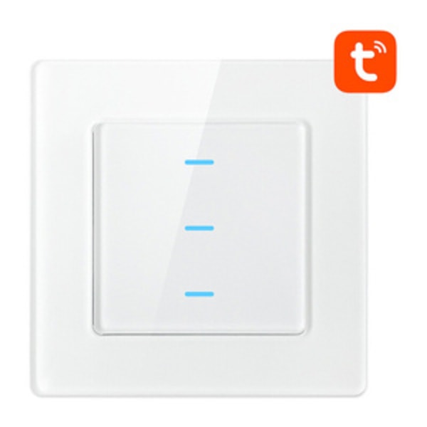 Smart Light Switch WiFi Avatto N-TS10-W3 3-vejs TUYA (hvid)