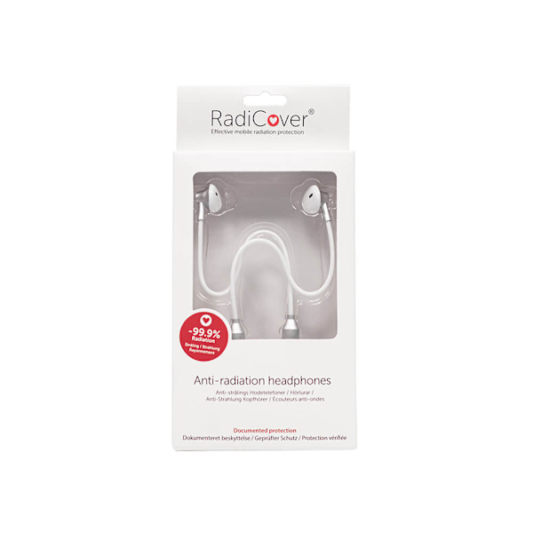 RADICOVER Strålningsskydd Hörlur Trådad In-Ear MIC Volume control