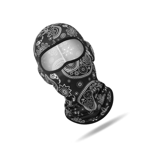 Tryckt Mesh Balaclava - Andningsbart Motorcykelhjälmfoder, Rolig Ansiktsmask