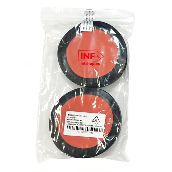 Erstatningsørepuder til Razer Kraken Pro V2 (2-pack) Black+Orange Black+Orange