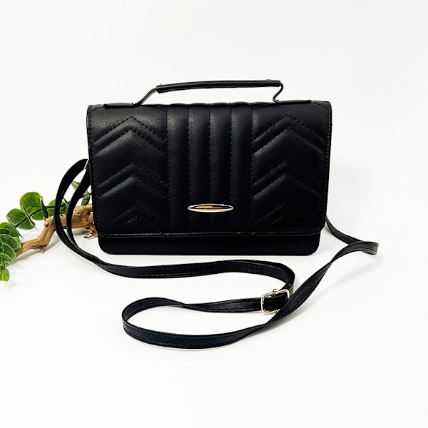 Single-Skulder Crossbody-taske til kvinder Sort