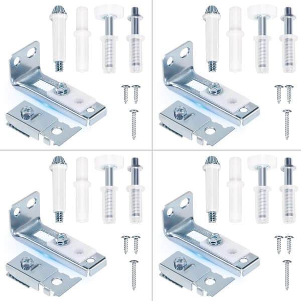 Reparationssats för vikdörrsbeslag - Rostfritt stål vikdörrskoppling (4-pack)