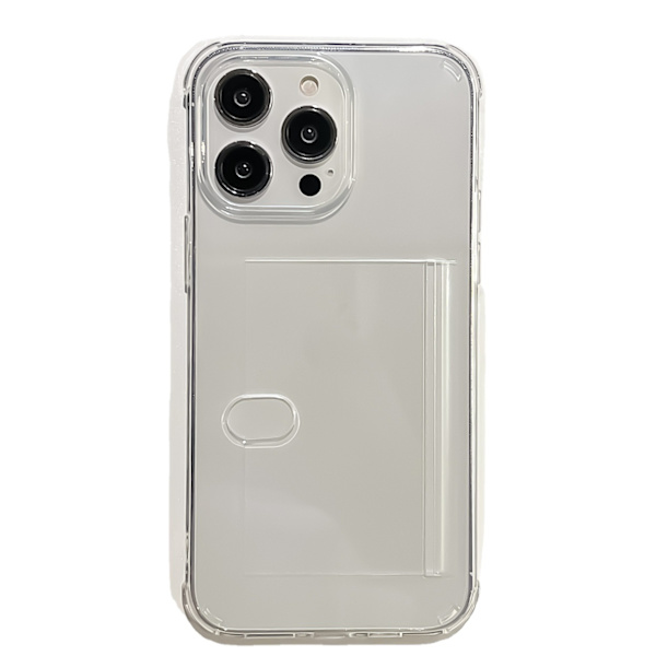 Korttitasku -puhelinkotelo iPhone 11 Pro Max Läpinäkyvä
