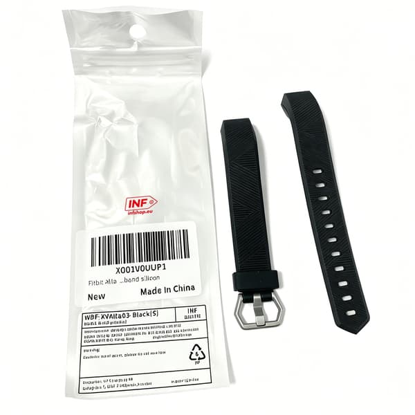 Fitbit Alta / HR armband silikon Svart (S)