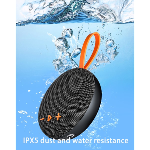 Magnetisk Bluetooth Vattentät Högtalare Blå