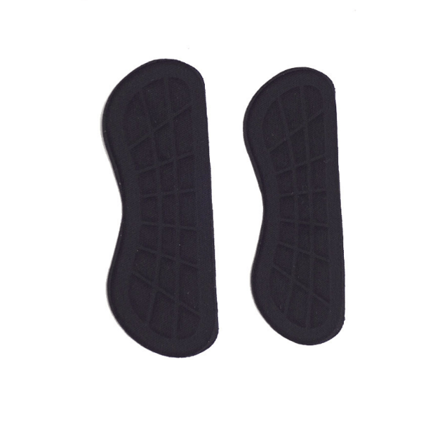 Halkskyddande Hälkuddar - 2 par Black Black