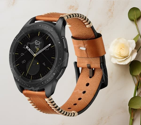 Premium-nahkaranneke Galaxy Watch3:lle 22 mm 22 mm
