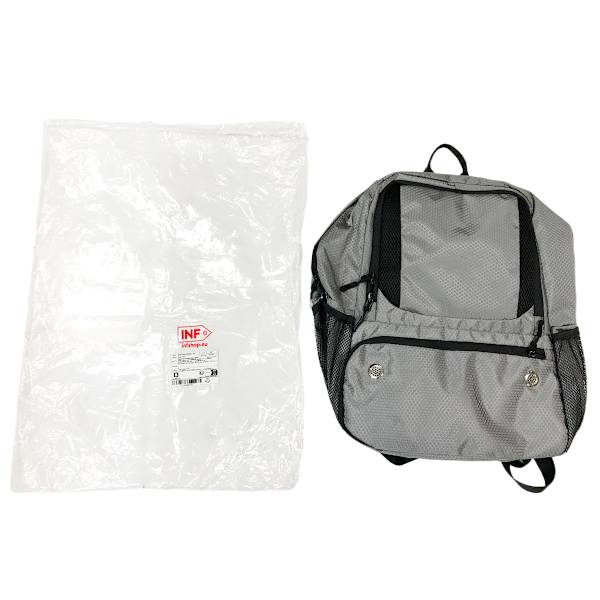 Fodboldrygsæk med boldrum Grey Grey