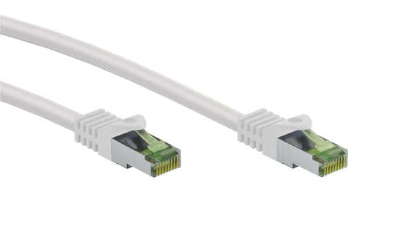 GHMT-sertifioitu CAT 8.1 patch-kaapeli, S/FTP (PiMF), valkoinen