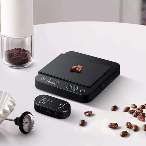 Precision Pour-Over Kaffevåg med Trådlös Display