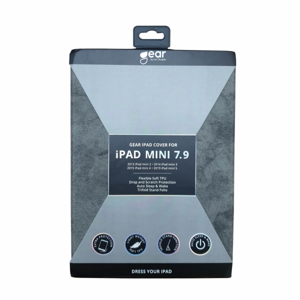 iPadfodral Grå iPad Mini 7,9" 2019 plats för Apple Pencil