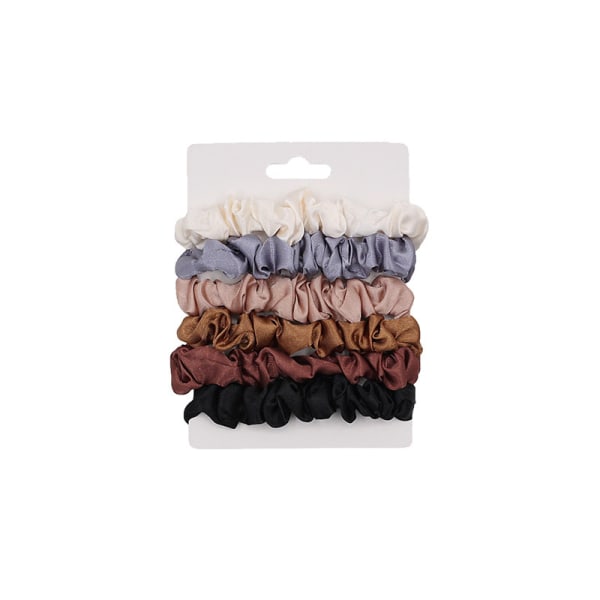 Hair Scrunchies Soft Scrunchy Hair Tie Ropes 6-pack