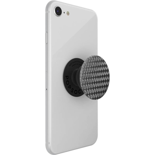 POPSOCKETS Carbonite Weave Avtagbart Grip med Ställfunktion