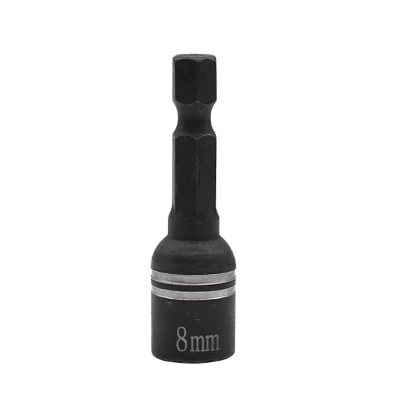 Magnetisk Hex Nøgle Driver Socket Bit Sæt (10 stk) Black Black