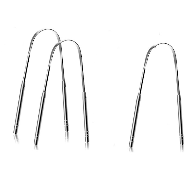 Tungskrapa rostfritt stål 3-pack Silver