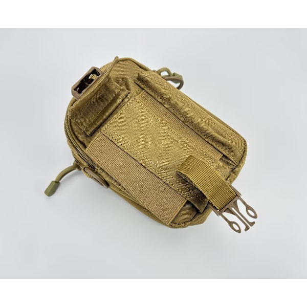 Outdoor Tactical Waist Fanny Pack Väska Camping Vandringsväska Kaki