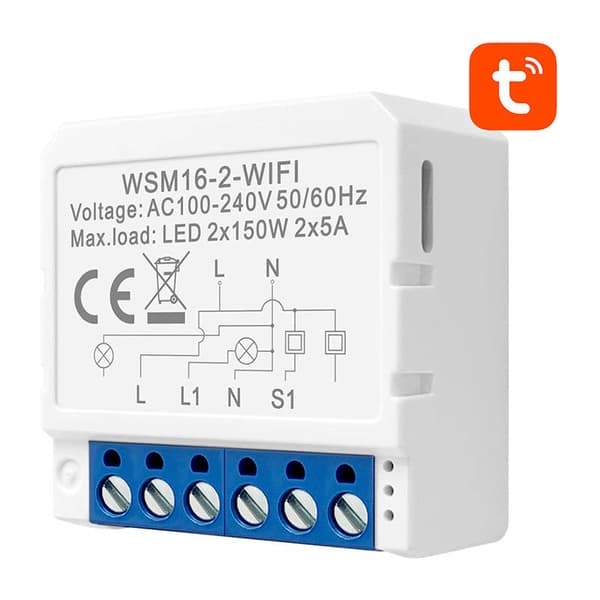 Smart Switch Modul WiFi Avatto WSM16-W2 TUYA