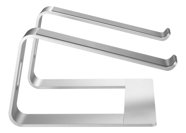 High-rise laptop riser, 5kg, aluminum