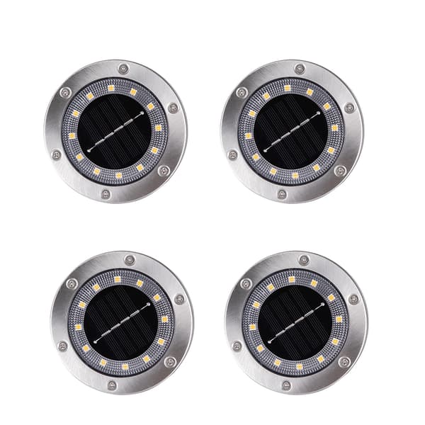 Lys upp din utomhusmiljö med 16 LED solmarkbelysning White White