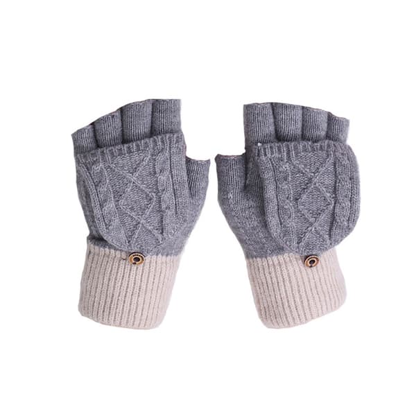 Cabriolet vanter - varme og hyggelige vinterhandsker Grey Grey