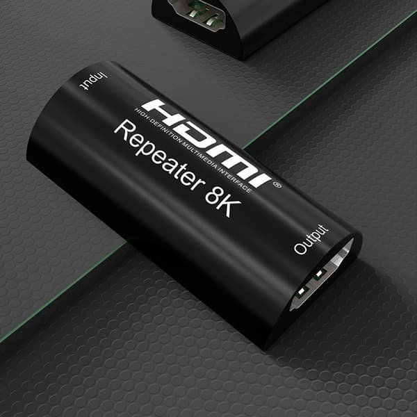 HDMI-forstærker / repeater Black Black