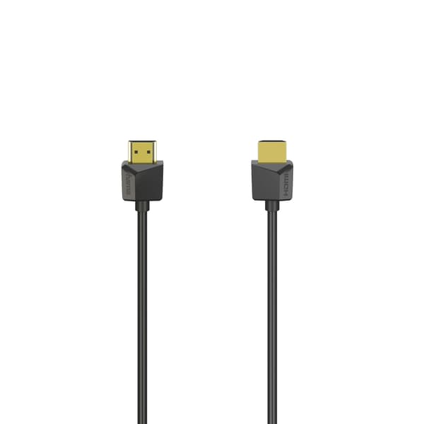 HDMI Ethernet High Speed Kabel 1,5m Flexi-Slim Guldbelagt TL