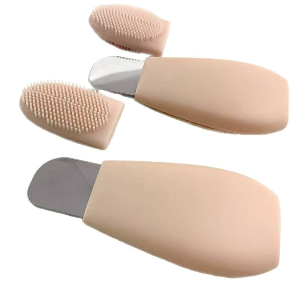 2-pack Pormaskborttagare med Silikonskydd - Rostfritt Stål Pormaskskrapa