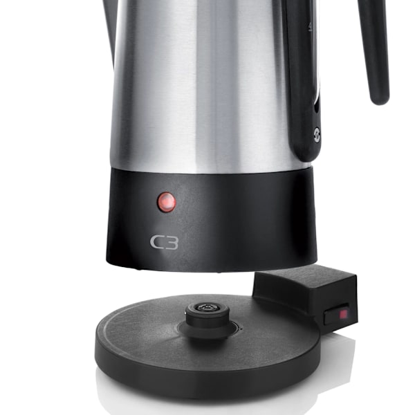 Perkolator Design Svart stål 6kp