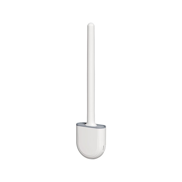 Toiletbørste med holder TPU Hvid