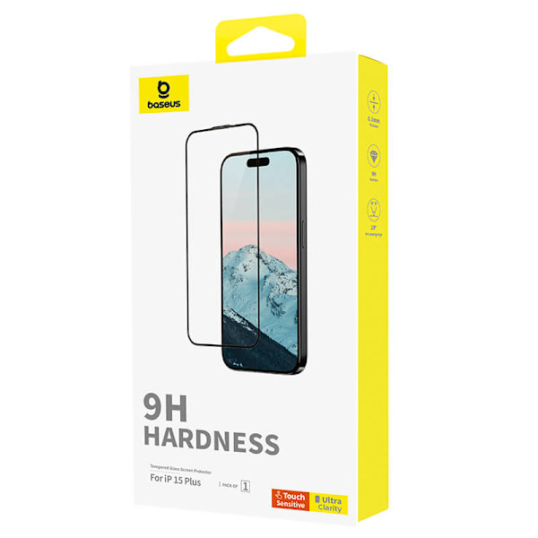 Diamond Tempered Glass Baseus 0,3 mm för iPhone 15Plus