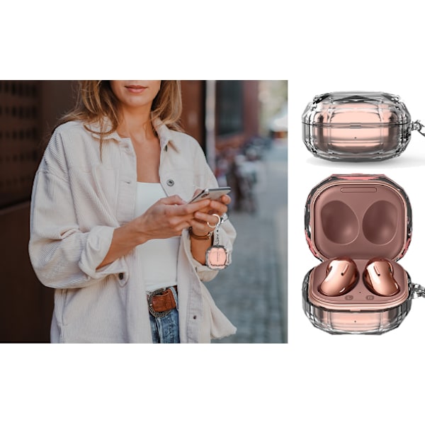 Skyddsfodral för Samsung Galaxy Buds Live/2/Pro/2 Pro Transparent
